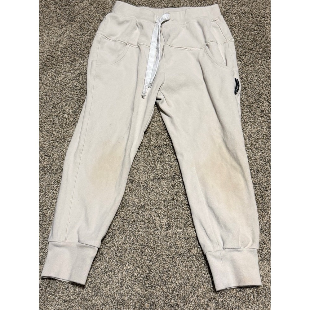 Little Bipsy Joggers Kids Size 5T Beige Sweatpants Drawstring Pockets Play‎